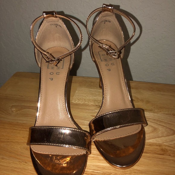 Rose gold heels - Picture 2 of 6